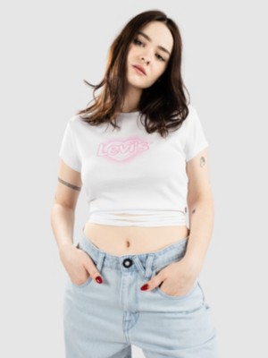 Levi's cropped t best sale shirt